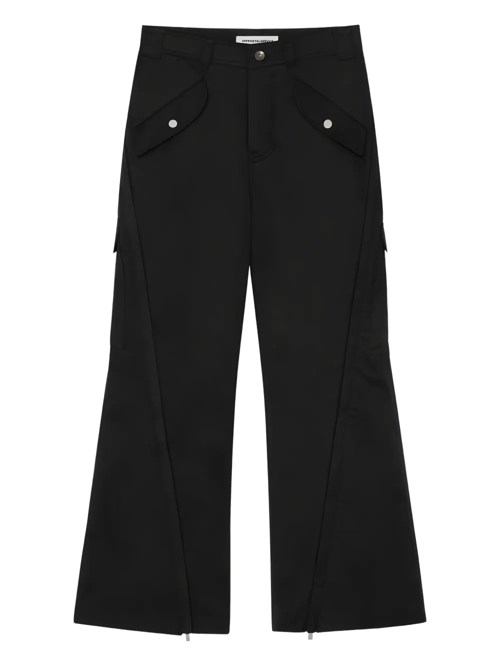 FFFPOSTALSERVICE zip-detail cargo pants | Black | Image 1