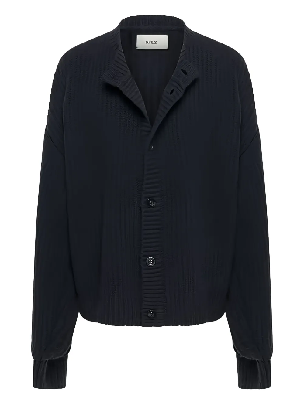 O.FILES buttoned cardigan | Black | Image 1