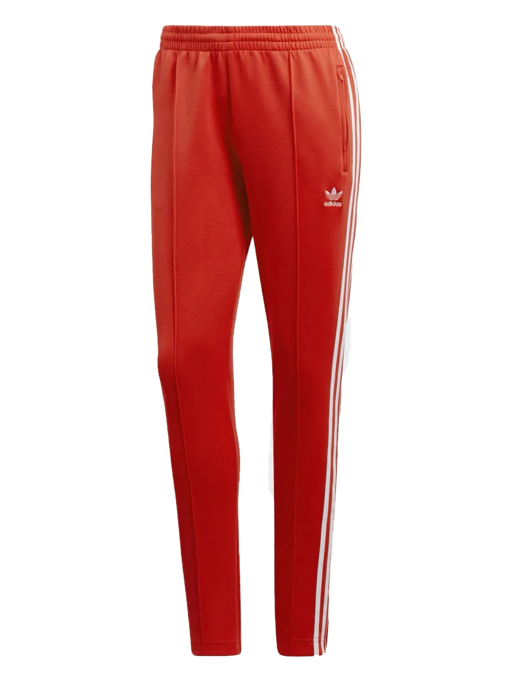 adidas superstar-stripe track pants - Rosso