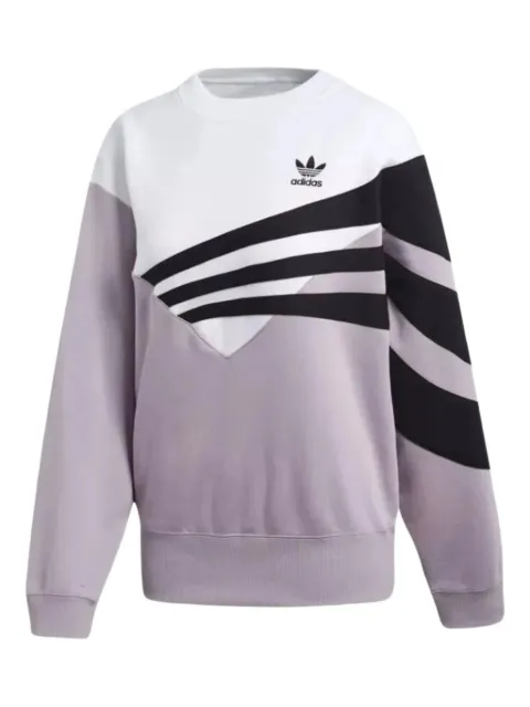 adidas Crewneck Sweatshirt WMNS "White / Lilac / Black"