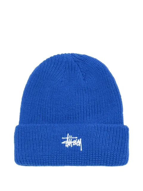 Stüssy logo-embroidered beanie hat