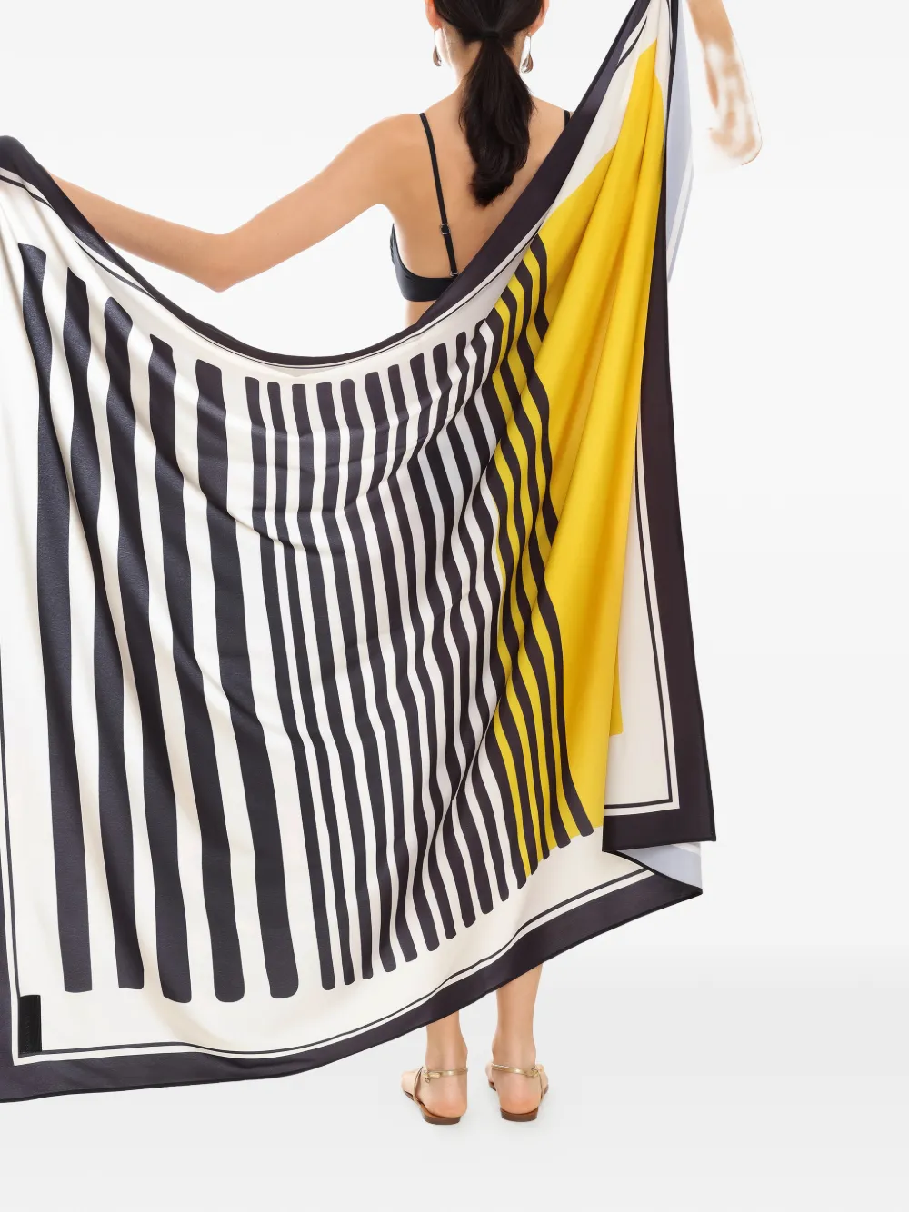 Amapô Striped Scarf In Multi