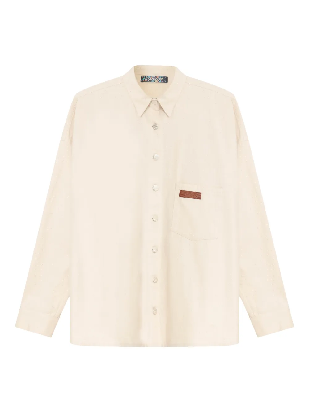 Amapô Patch Pocket Shirt In Neutral