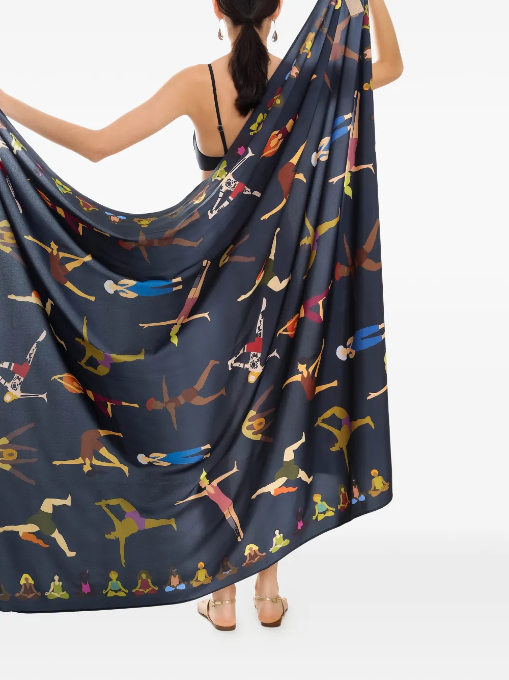 Amapô Pattern Scarf In Multi