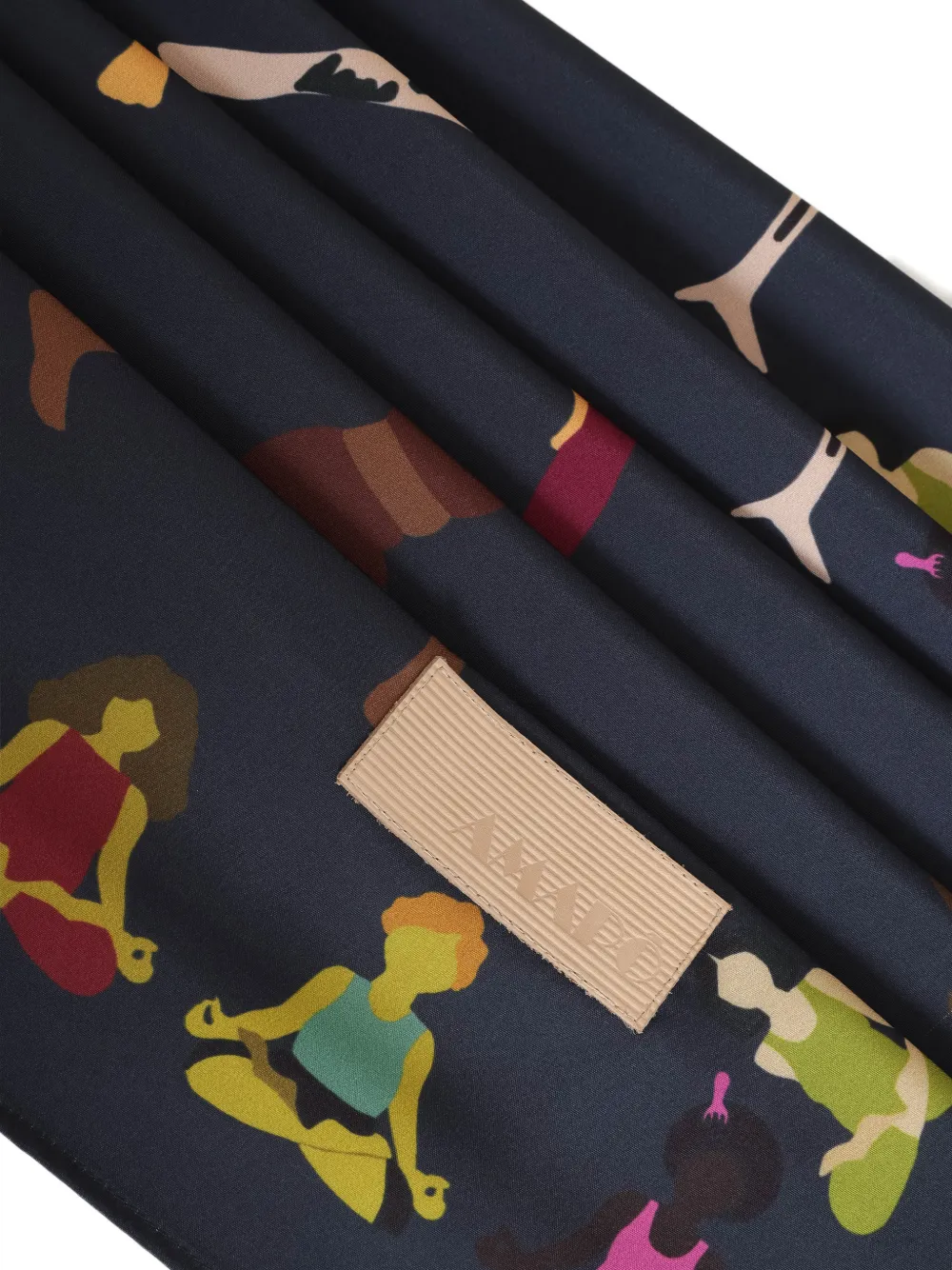 Amapô pattern scarf - Blauw