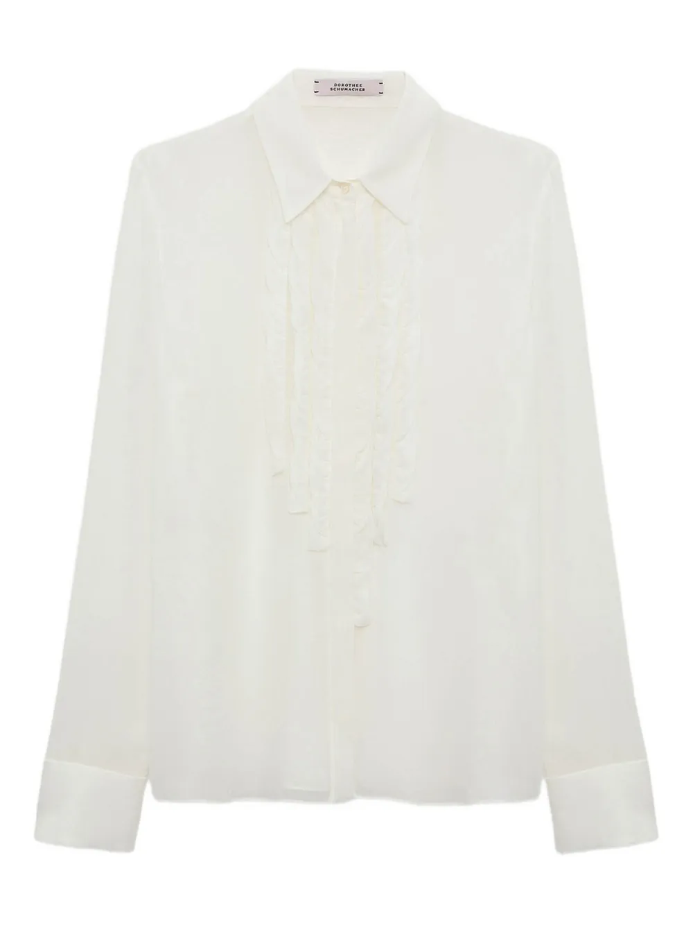 Dorothee Schumacher Twisted-detail Shirt In White