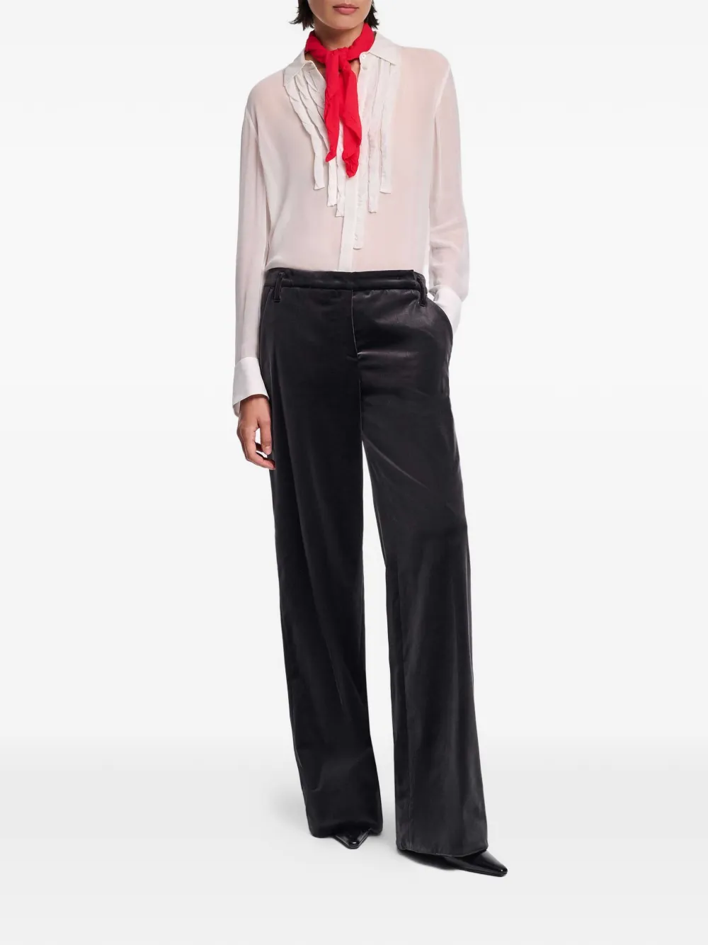 Dorothee Schumacher twisted-detail shirt - Wit