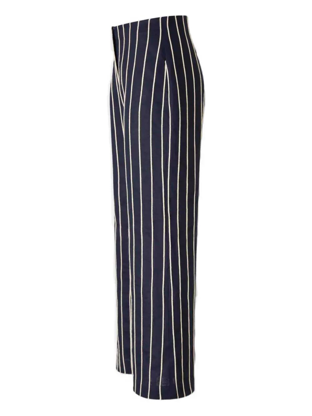 Andres Otalora Striped-pattern Trousers In Blue