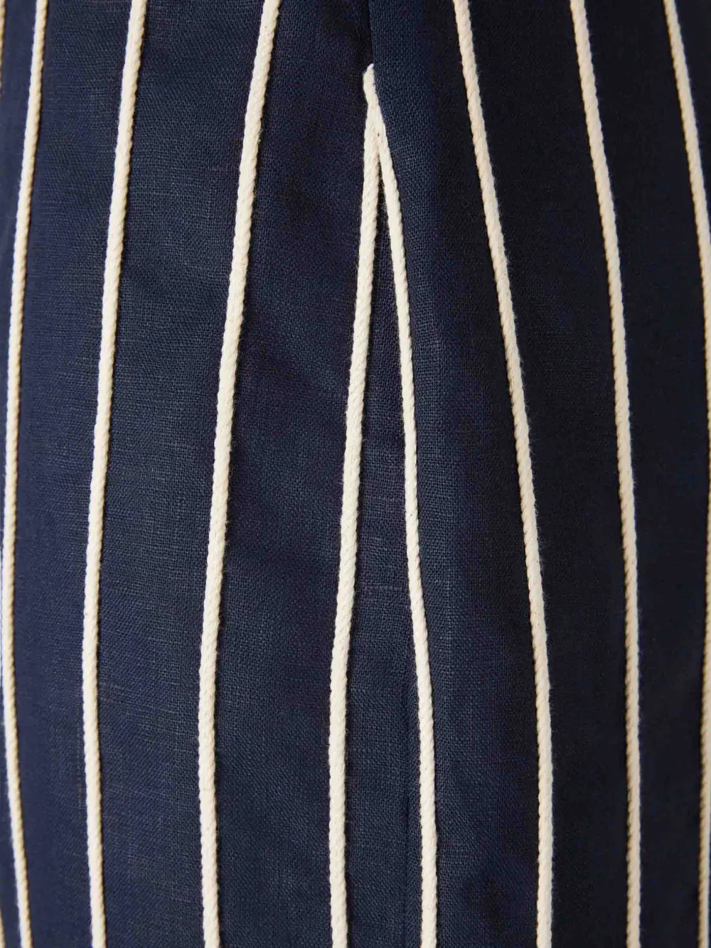 Andres Otalora Striped-pattern Trousers In Blue
