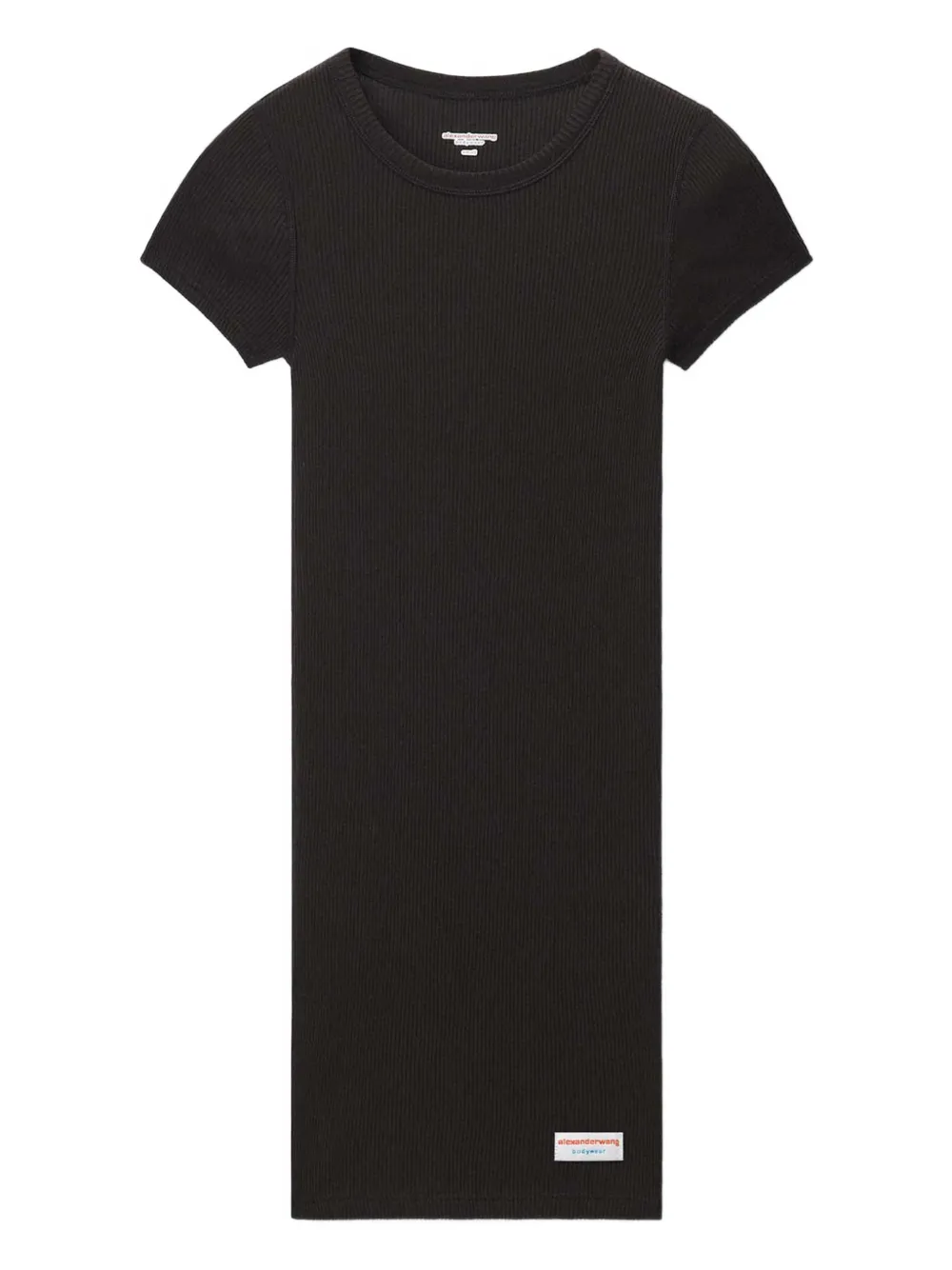Alexander Wang logo-patch midi skirt | Black | Image 1