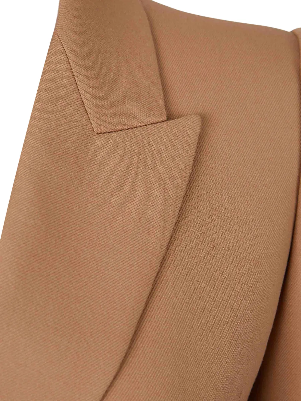  Chloé Peak-lapel Button Wool Blazer - Brown 