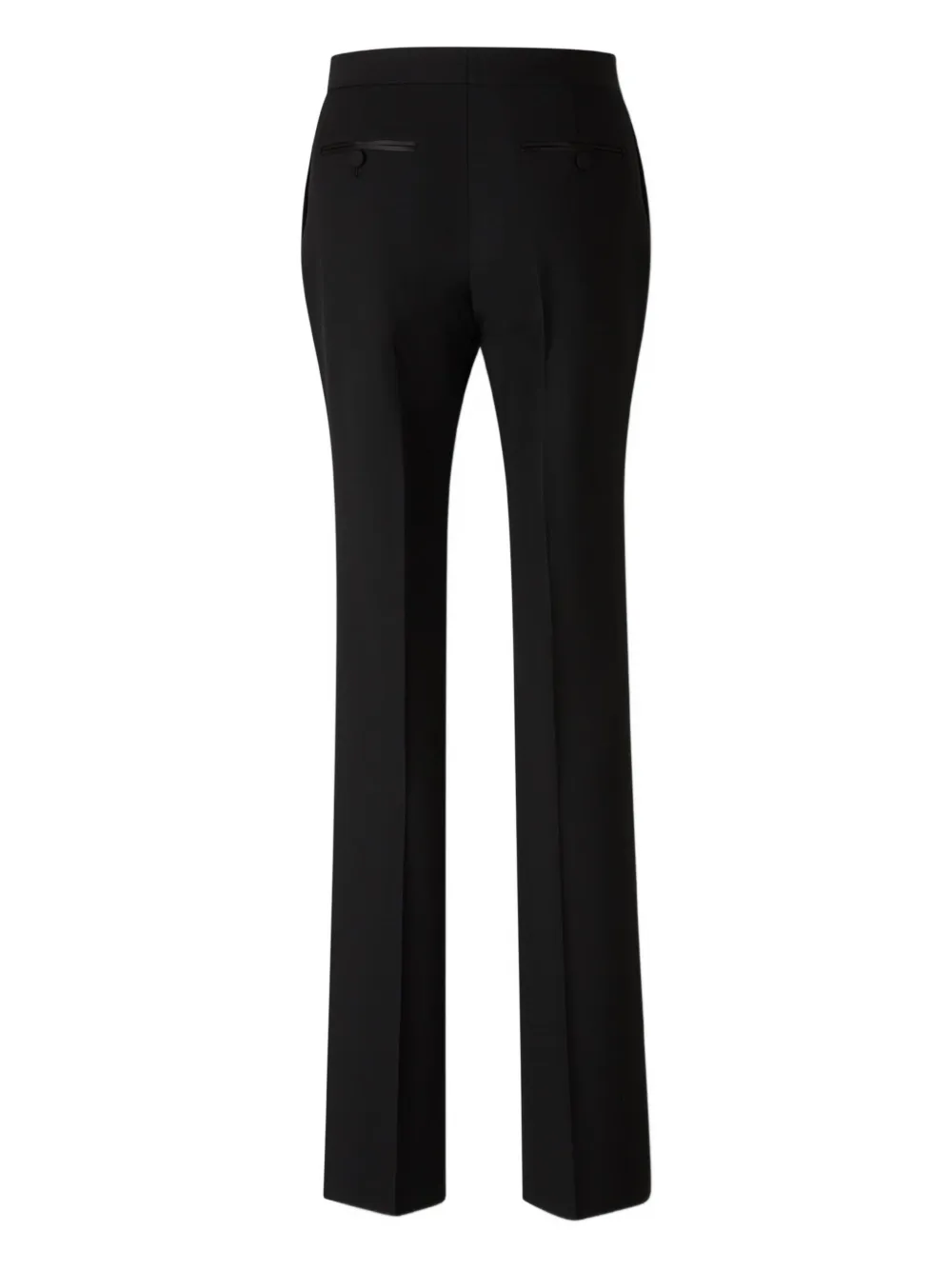 TOM FORD pleated wide-leg trousers - Zwart