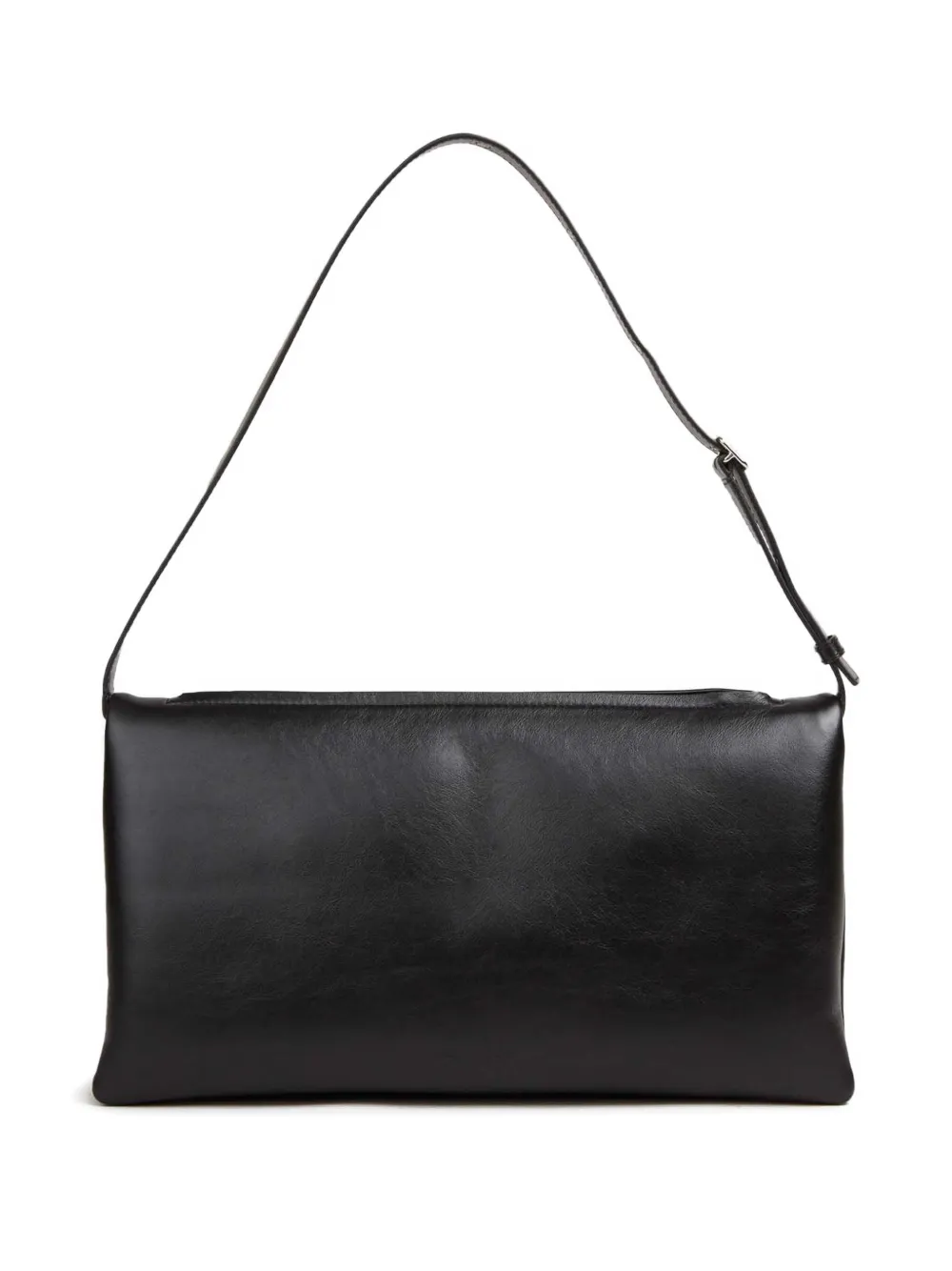 Courrèges rectangular shoulder bag - Zwart