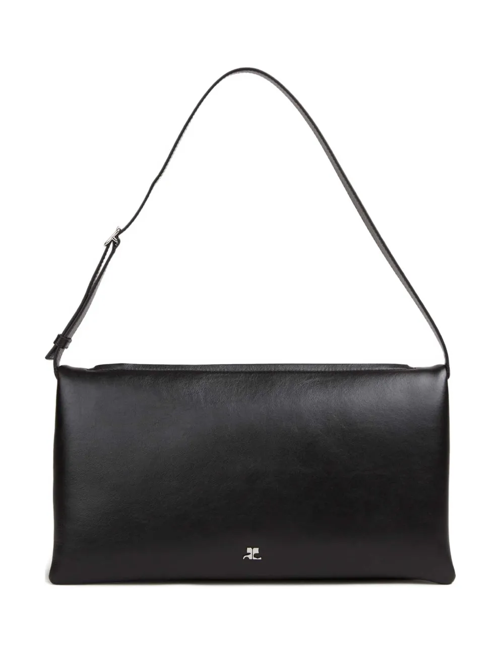 Courrèges rectangular shoulder bag - Nero