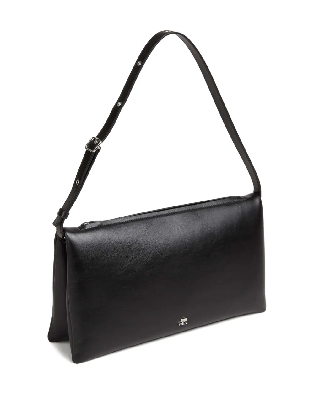  Courrèges Rectangular Shoulder Bag - Black 