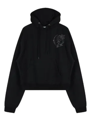 SP5DER Atlanta スタープリント パーカー | ブラック | FARFETCH JP