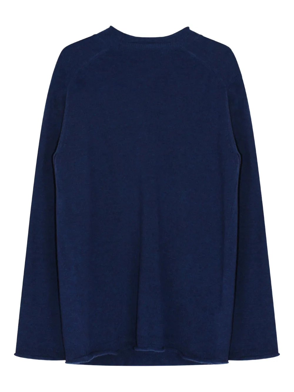 Comme Des Garçons Shirt Wollen trui met opgerolde afwerking - Blauw