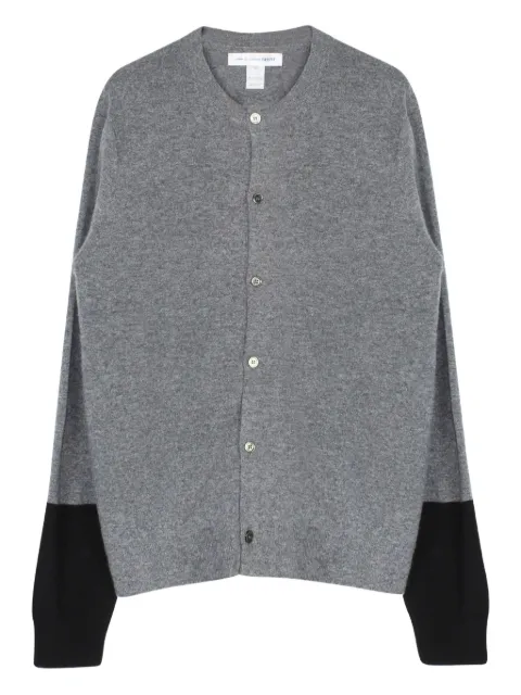 Comme Des Garçons Shirt cárdigan con diseño color block