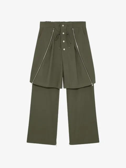FFFPOSTALSERVICE pantalones con detalle de cierres