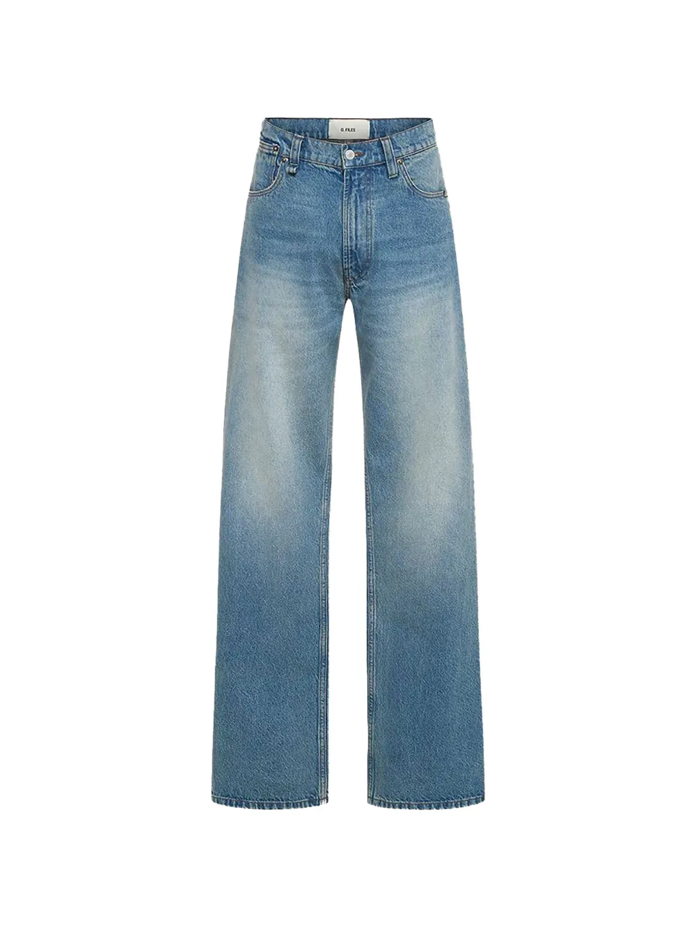 O.files Cotton Jeans In Blue