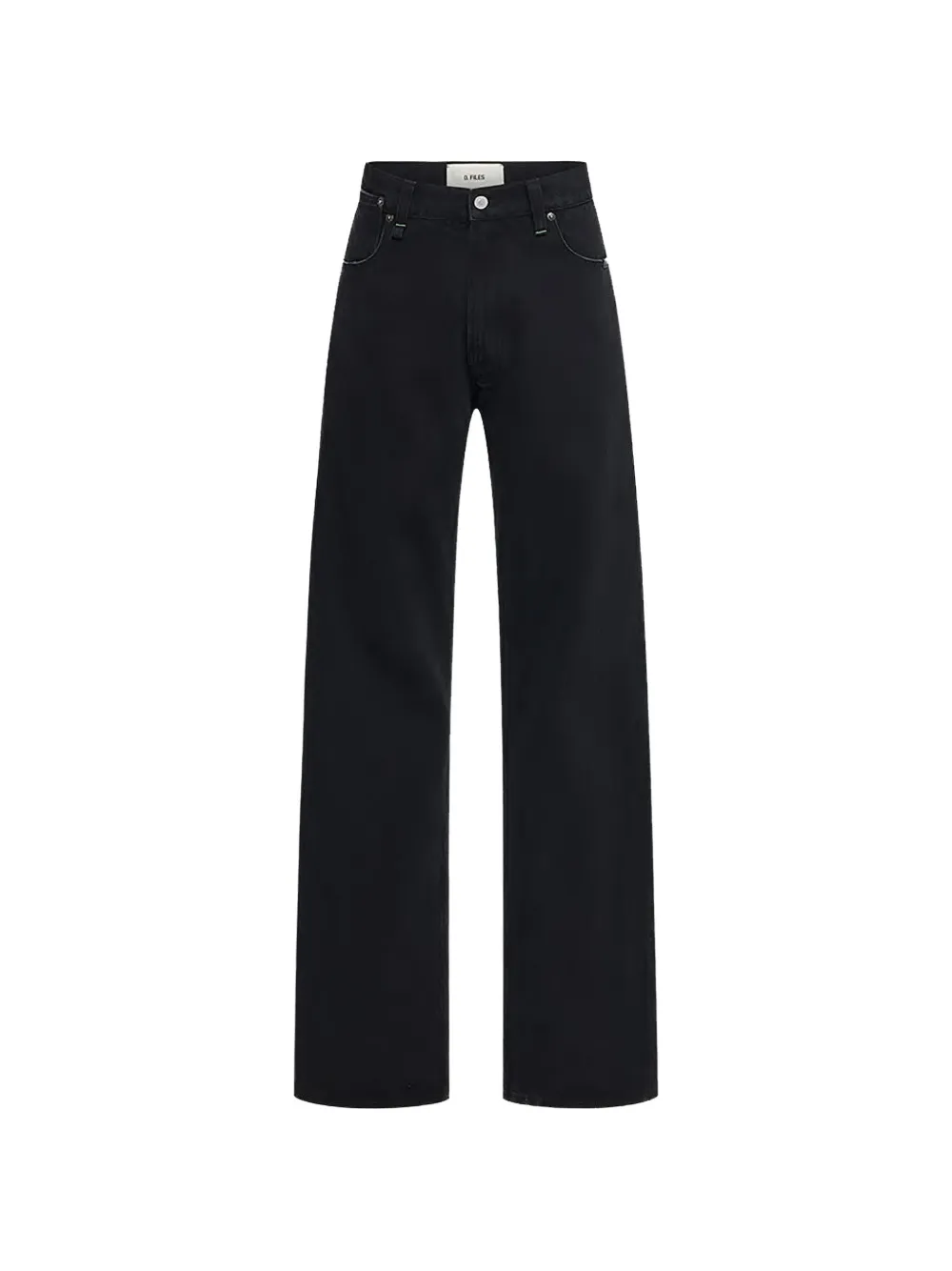 O.files Cotton Jeans In Black