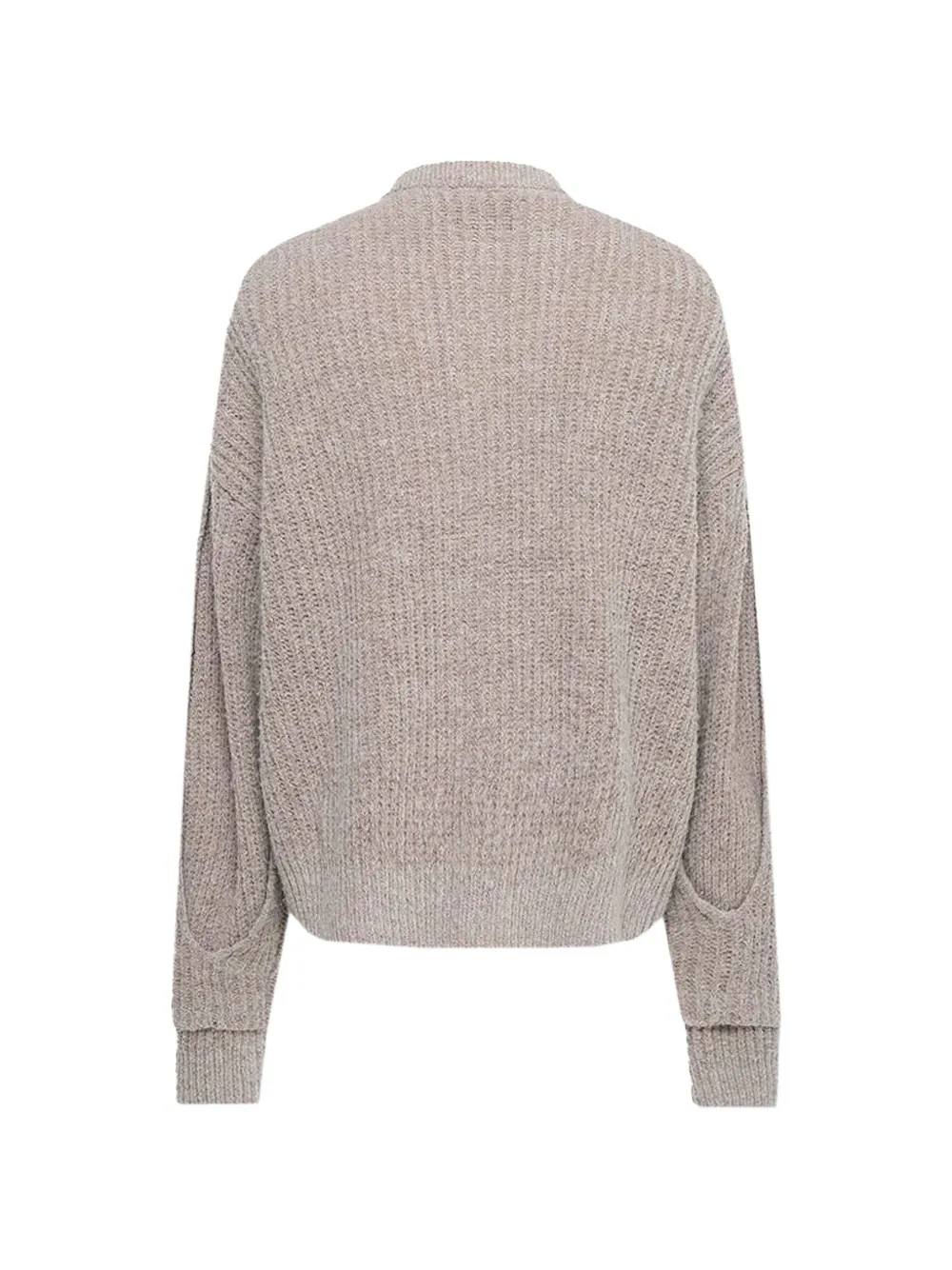 Buttoned Interlaced Cardigan