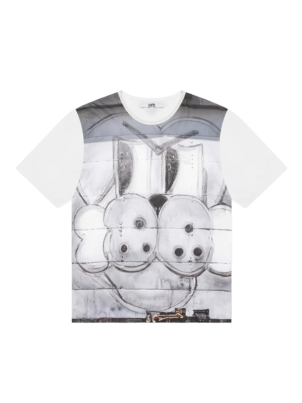 CHITO camiseta Dusty con estampado gráfico | blanco | Image 1