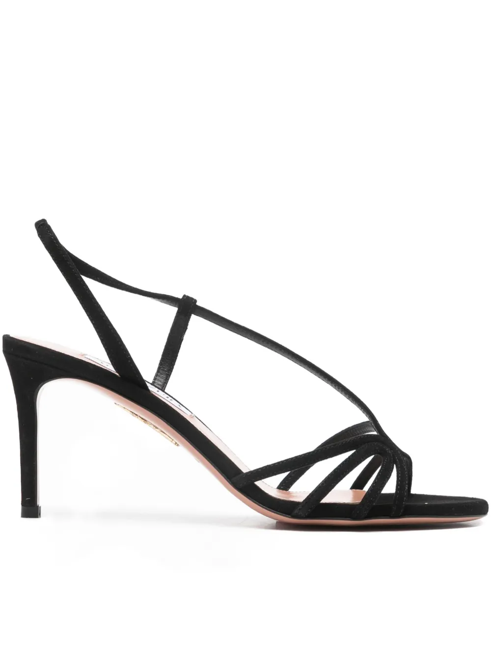 Aquazzura Talk To Me slingback sandalen Zwart