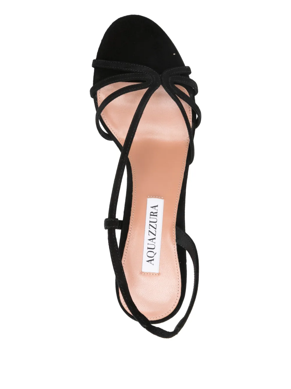 Aquazzura Talk To Me slingback sandalen Zwart