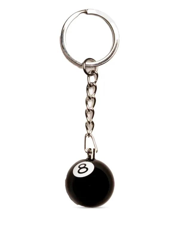 Stüssy 8 Ball Keyring | Silver | FARFETCH