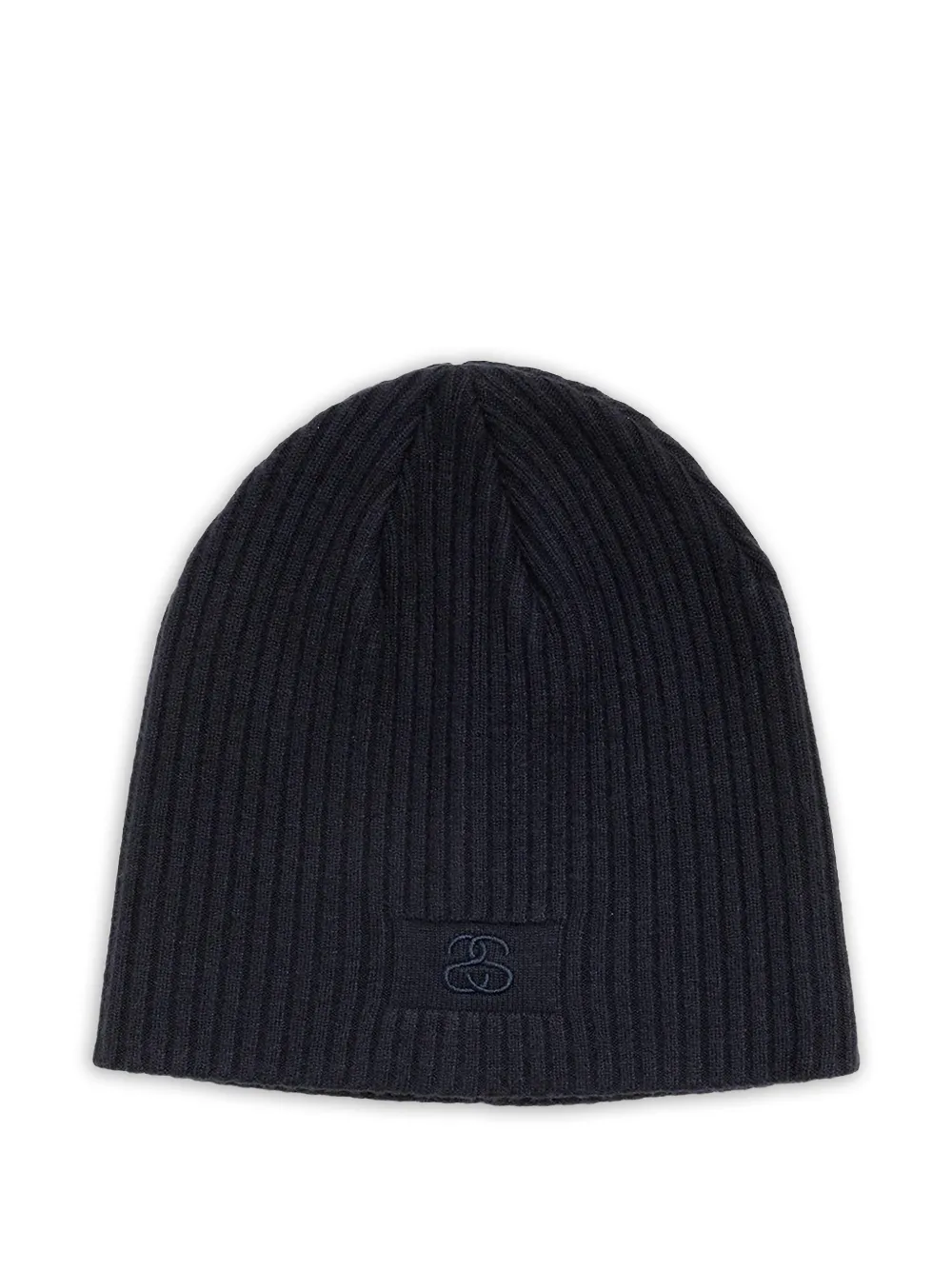 Stüssy ribbed beanie hat - Nero