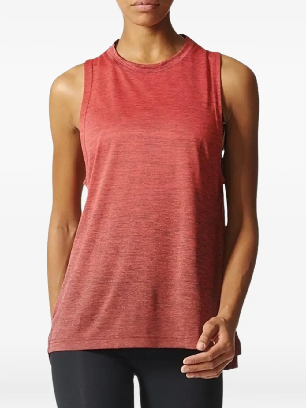 adidas logo-print tank top - Rosa