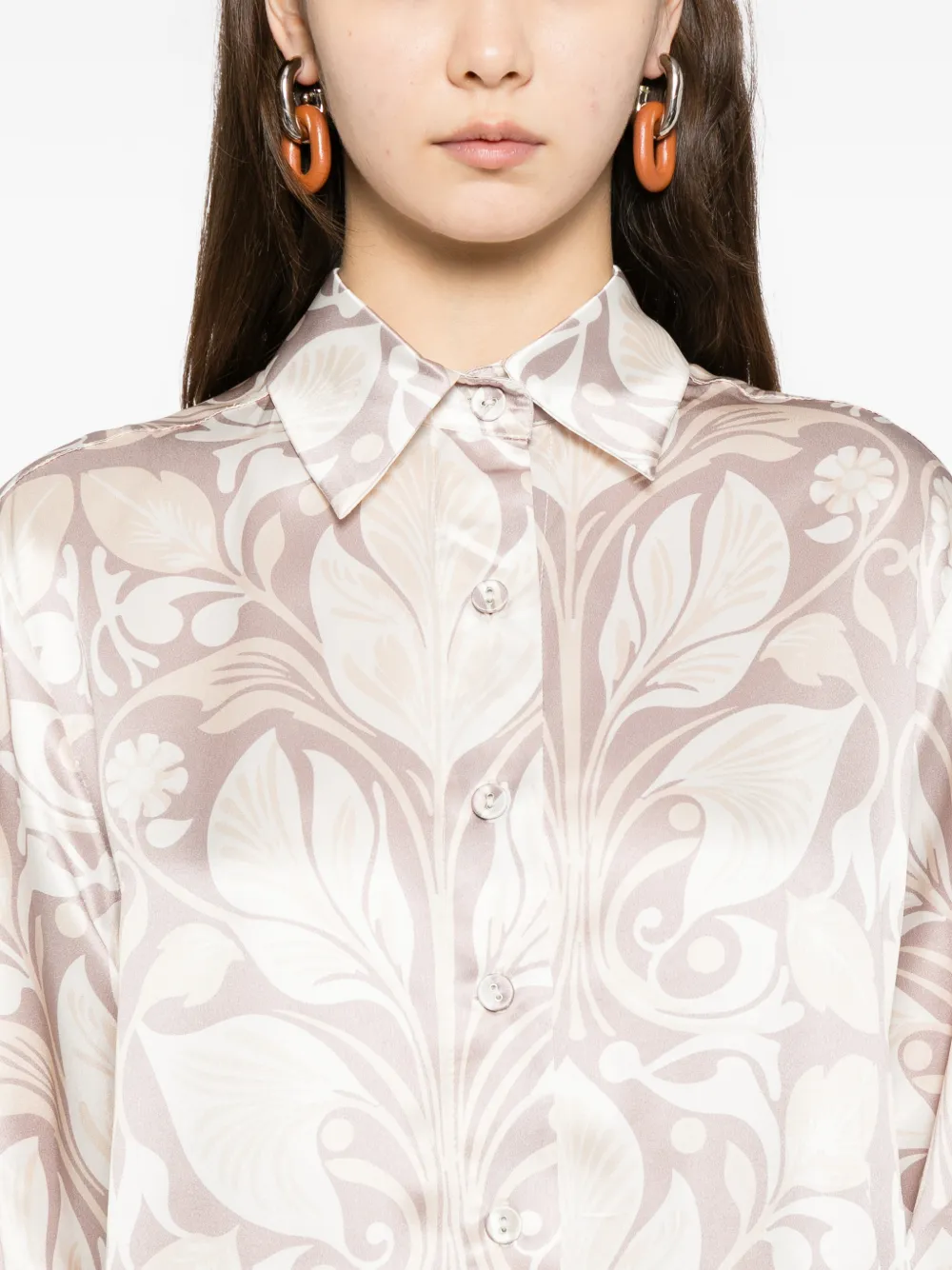 Cynthia Rowley Art Nouveau blouse Beige