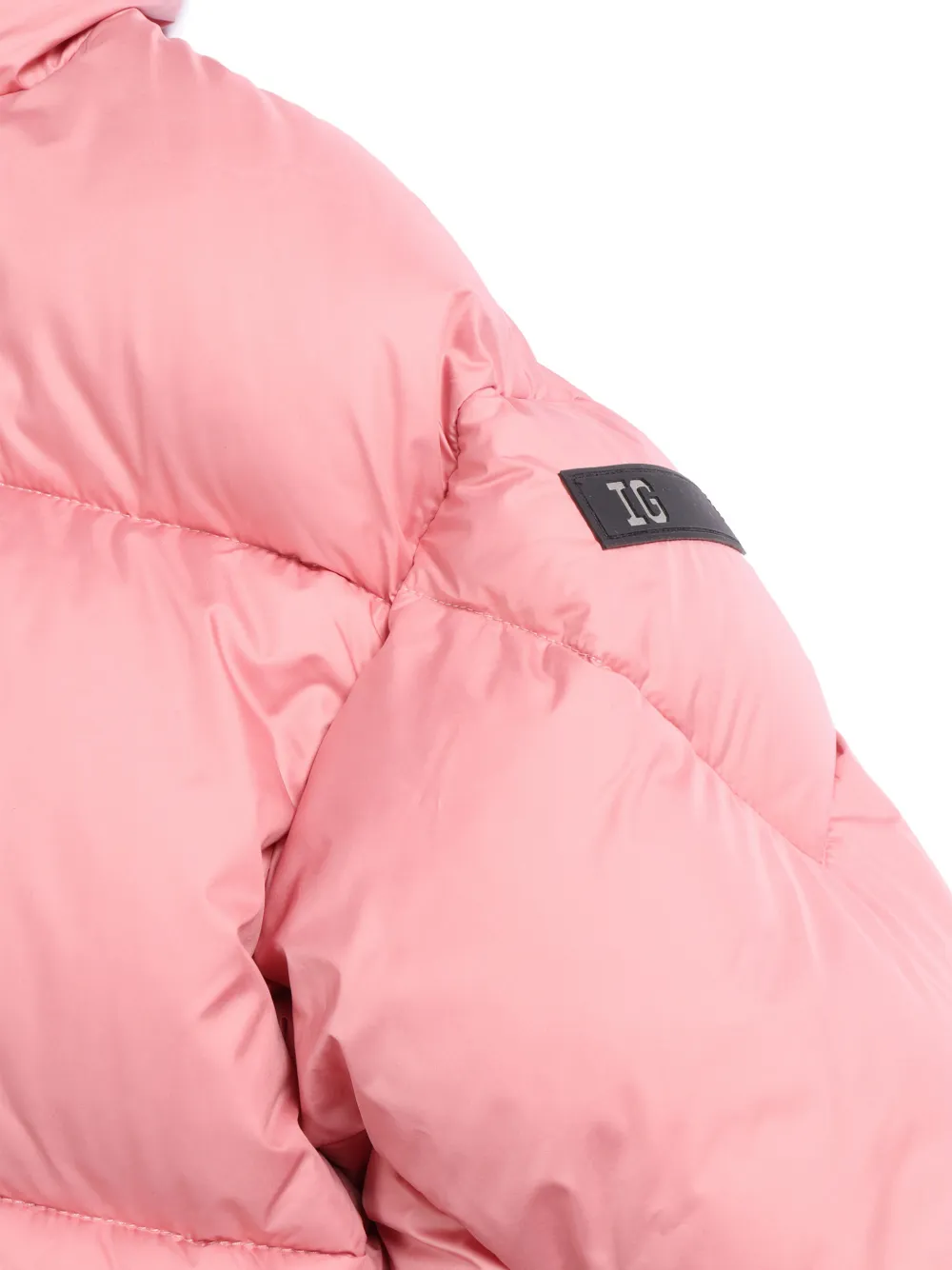 Il Gufo Gewatteerde jas met capuchon Roze
