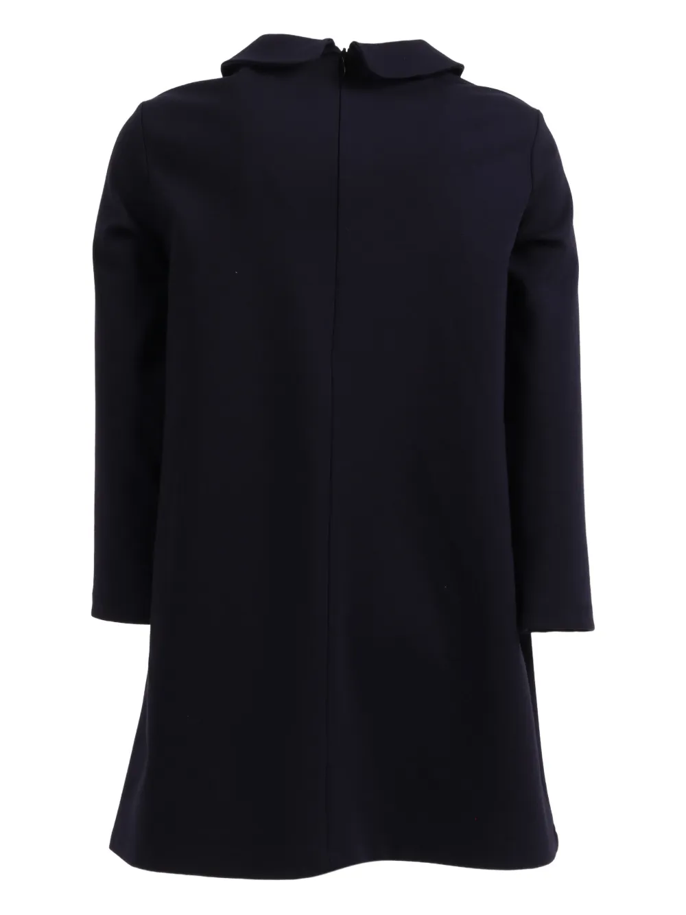 Il Gufo Jurk met strikdetail en kraag Blauw