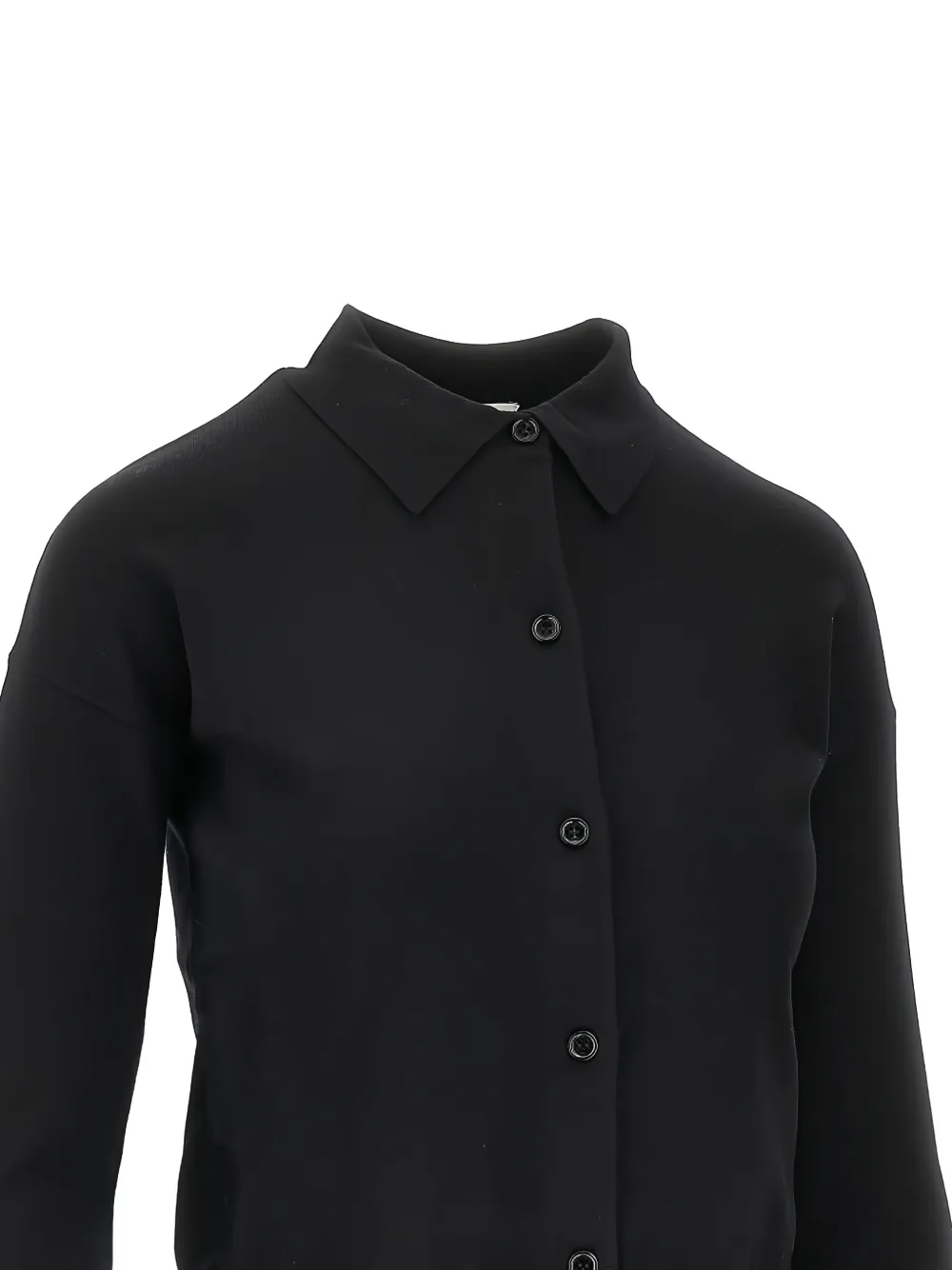 Max Mara Buttoned Cardigan In Black