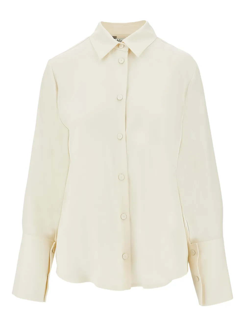 Max Mara Buttoned Shirt In Neutral