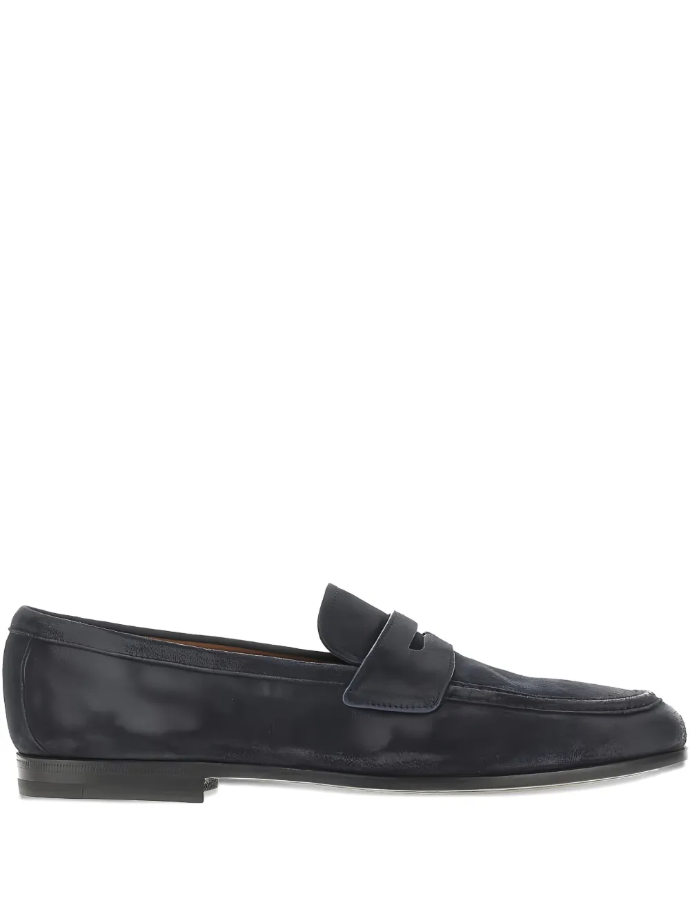 Church's suede penny loafers Blauw