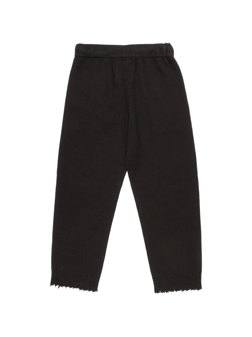 Uma Wang Trainingsbroek met gerafelde afwerking Zwart