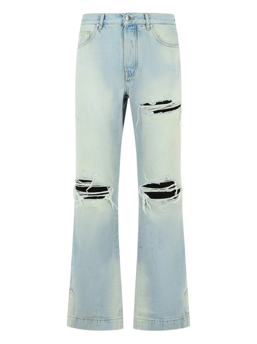 AMIRI distressed-effect flared jeans | Blue | Image 1