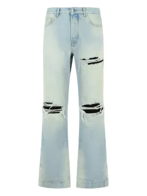 AMIRI Flare Jeans | Blue | FARFETCH IN