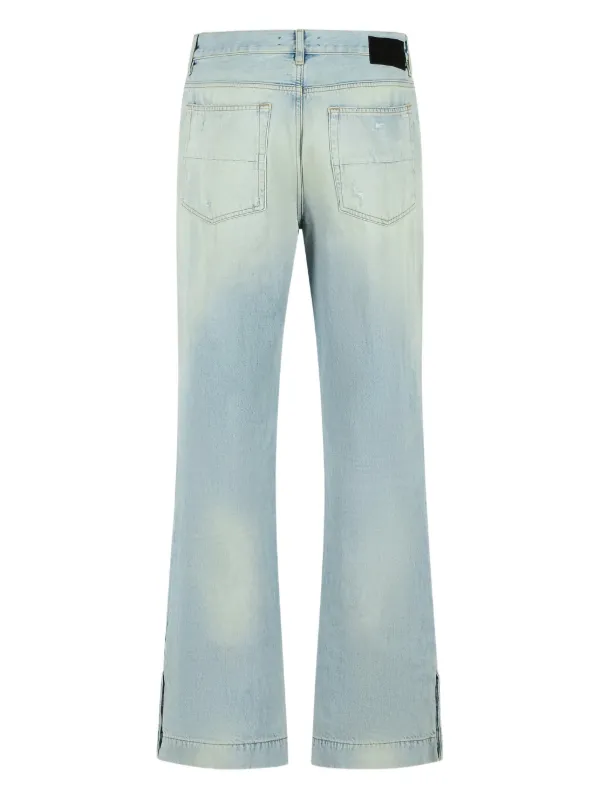ammri791様 AMIRI distressed-effect Flared Jeans | Blue | FARFETCH CA