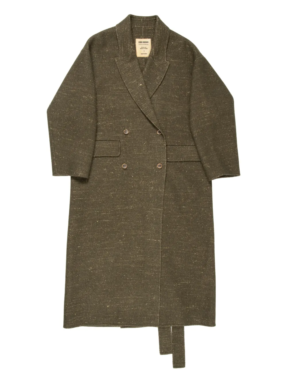 Uma Wang double-breasted coat - Green