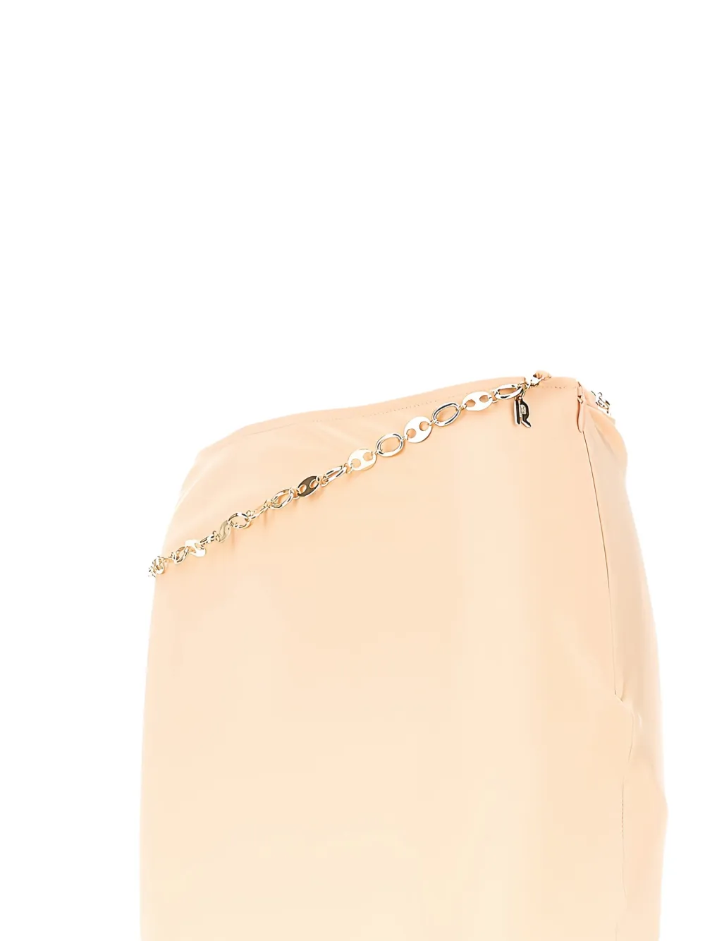 Rabanne chain-detail maxi skirt - Beige