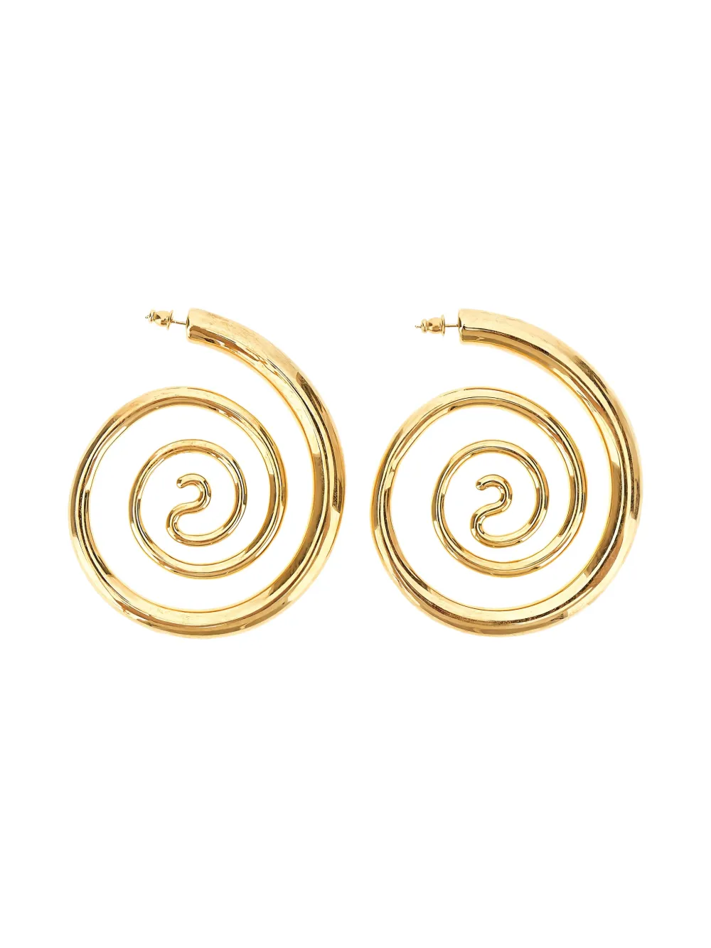 Panconesi Spiral Serpent hoops earrings - Oro