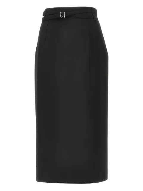 Sportmax belt midi skirt