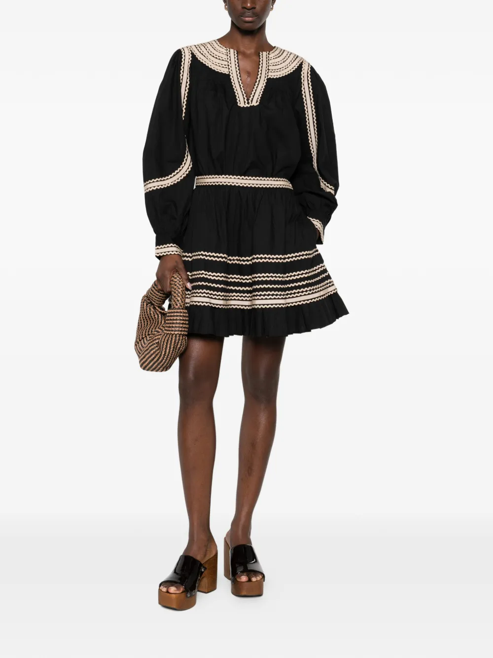 Ulla Johnson Adaleigh mini skirt - Zwart