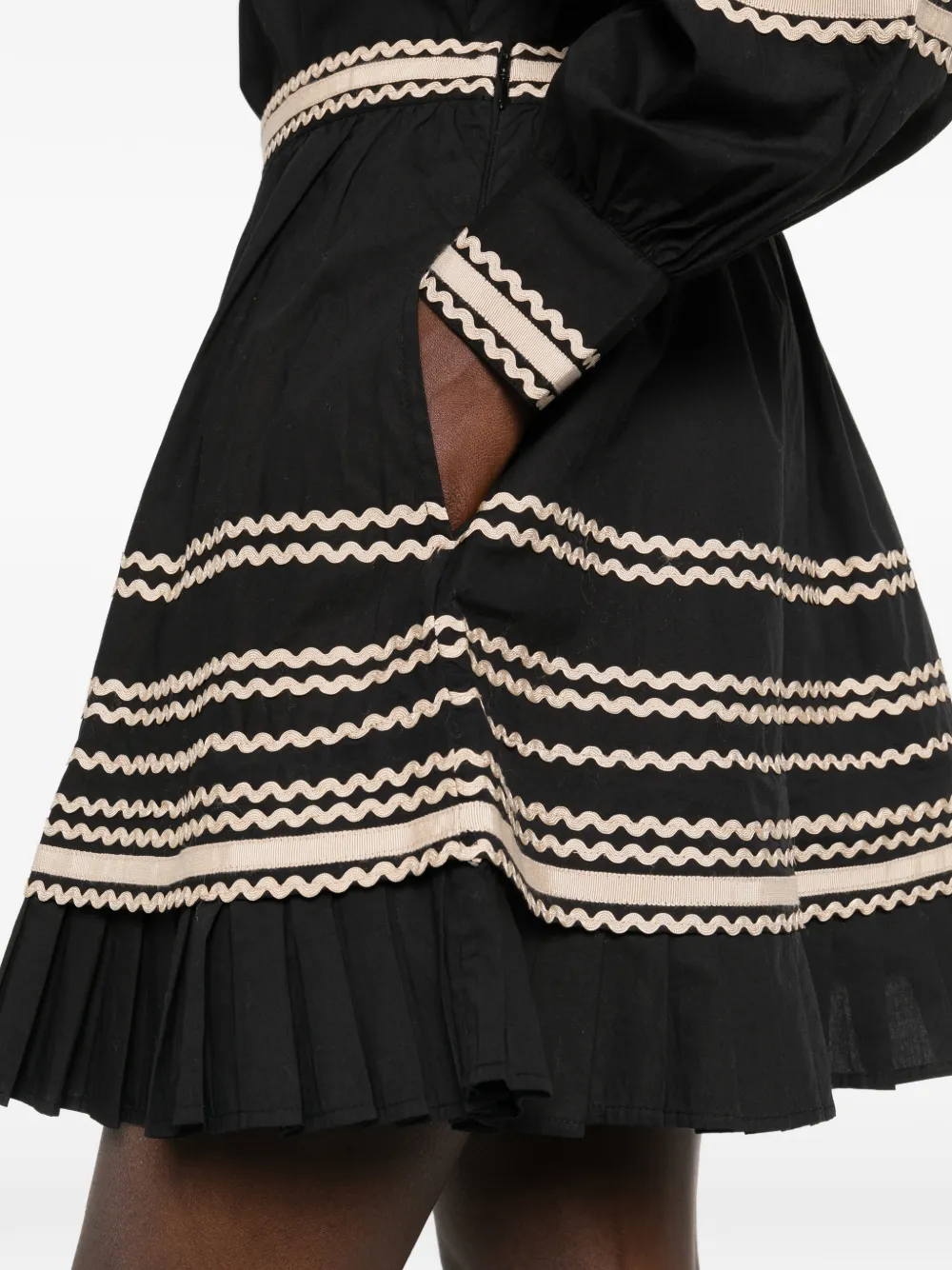 Ulla Johnson Adaleigh mini-rok Zwart