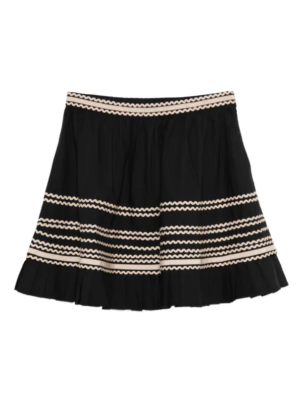 Ulla Johnson Adaleigh Mini Skirt in Black