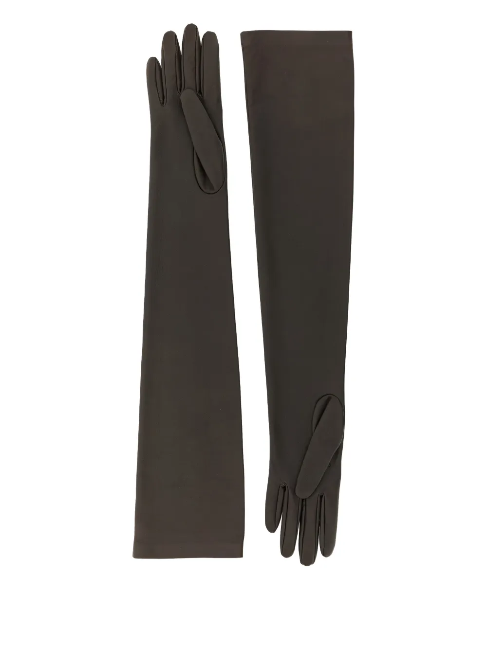 The Row Simon Lamb-skin Gloves In Green